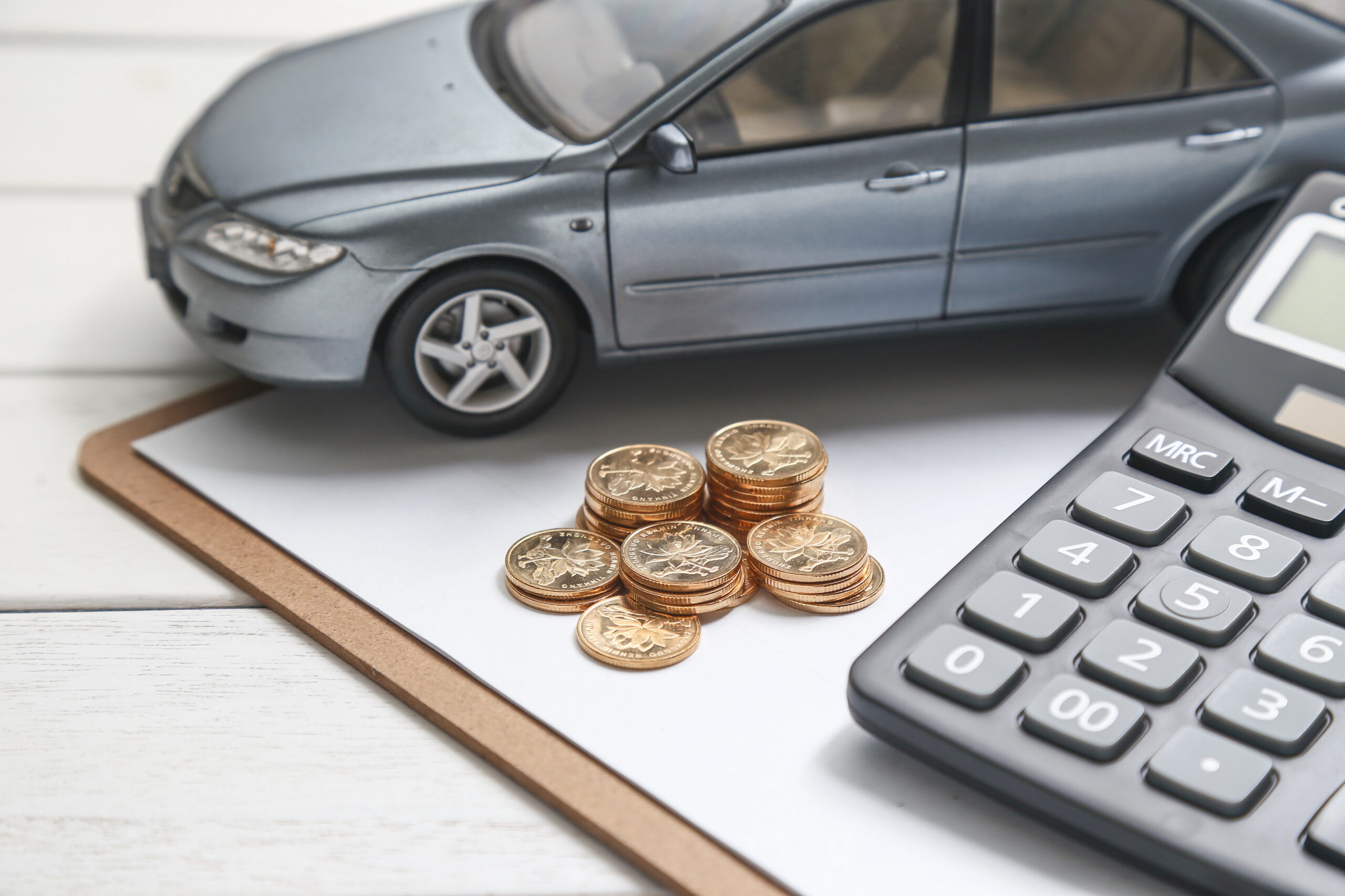 Car and Calculator Picture