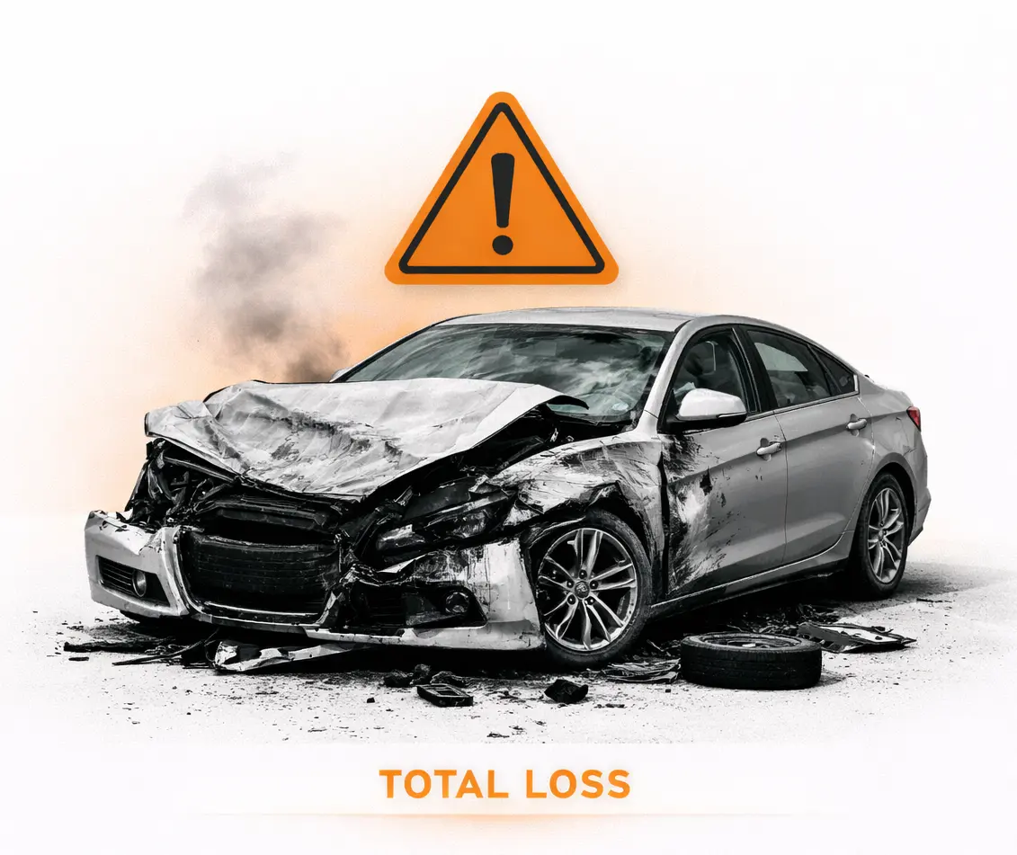 Total Loss – Wrecked Car Total Loss - Wrecked Car